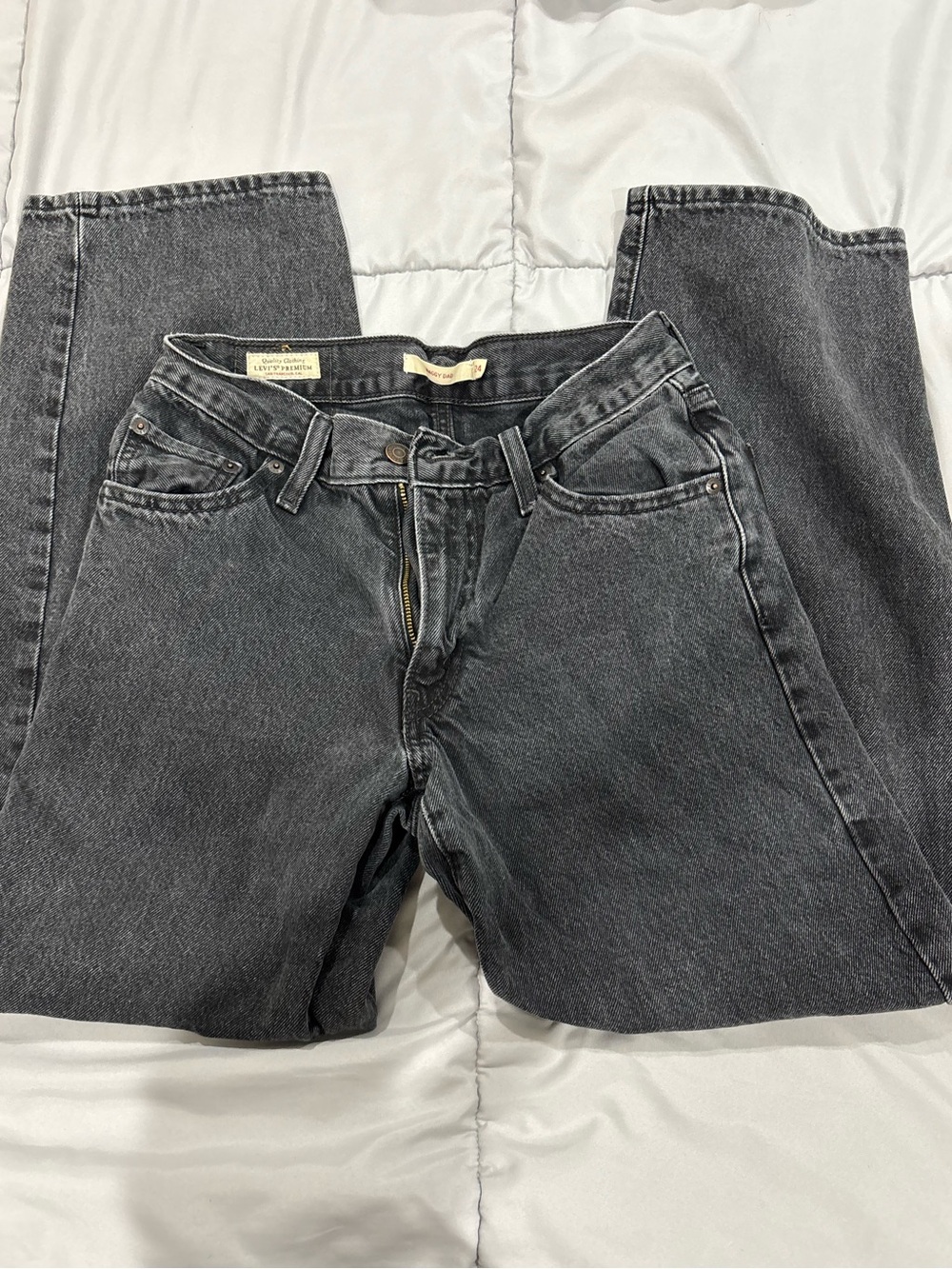 Levi's baggy dad jeans (black)